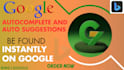 optimize google autocomplete, search suggestions and long tail SEO phrases