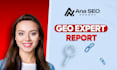 create your strategic generative engine optimization report