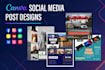 create stunning canva post designs