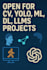 do CV, yolo, machine learning deep learning, llms projects