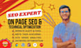 do wordpress on page SEO and technical optimization