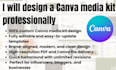 design a canva media kit professionally