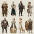 draw original fantasy sci fi characters, concept art, fanart