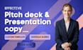 design investor pitch deck for startup funding and modern presentations