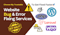 fix wordpress errors, bugs, database issues, 500 error fast