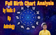 full birth chart analysis by vedic and kp astrology