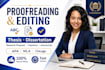 edit and proofread your thesis, dissertation, manuscript and document