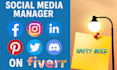design and manage social media posts for instagram facebook and linkedin more