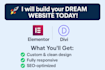 create clean and modern wordpress website, using divi