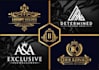 make clothing, monogram, crown, jewelry logo