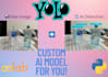 train a custom yolo object detection model with high accuracy