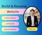 build landing page with modern, fast UI design