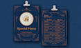 design luxury menu cards, drink menu, or wedding menu