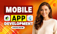 do mobile app development android ios app, building mobile app flutter developer