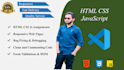 do HTML CSS javascript assignments or bug fixing