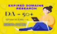 search high quality niche relevant expired domain