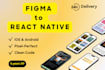 convert your figma to pixel perfect react native UI fast
