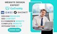 do ionos website design redesign godaddy website ecommerce website