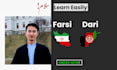teach you farsi easily, online