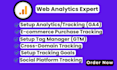 setup google analytics 4, ga4 ecommerce tracking,  by GTM