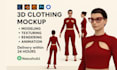 make 3d clothing, marvelous designer, 3d fashion with mockup and clo 3d