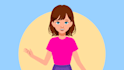 create an educational video with an animated character and lip sync