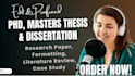 proofread and edit your german master thesis, bachelor thesis or dissertation
