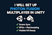 set up or fix photon fusion multiplayer in unity