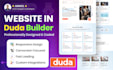 create high converting landing pages in duda website builder