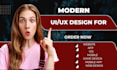 create UI and UX user interface screens for apps and website