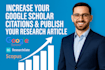 ethically increase google scholar citation with real indexed journal publication
