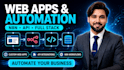 do full stack development, web app rebuild and n8n automation setup