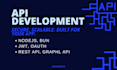 do node js developer backend rest api development