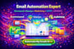 setup omnisend klaviyo mailchimp flows email template automation smtp dmarc