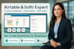 automate airtable CRM,client portal and softr webapp to streamline your workflow