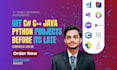 python programming, java, c, cpp coding, oop, sql, database, dotnet, spring boot