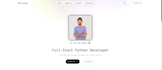 develop a full stack web app using react and django rest API