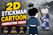 animate 2d cartoon video animation