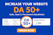 increase da, moz domain authority 50 plus