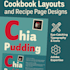 design engaging cookbook layouts with my adobe expertise
