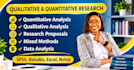 do quantitative research methods, qualitative research, data analysis, proposal