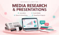 do journalism research, social media, news, advertising, ppt, assigned projects