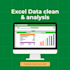 clean, format, merge, split data in excel