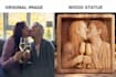 do create custom wood design statue