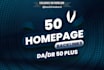 create 50 homepage backlinks da DR 50