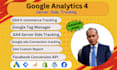 set up ga4, google analytics4 ecommerce tracking, ads conversion via GTM