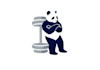design striking panda gym logo
