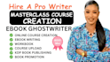 do masterclass training course content self help ebook coaching program workbook