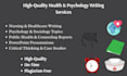 write nursing, healthcare, psychology, sociology, and medical content