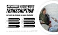 transcribe your audio or video fast and accurately